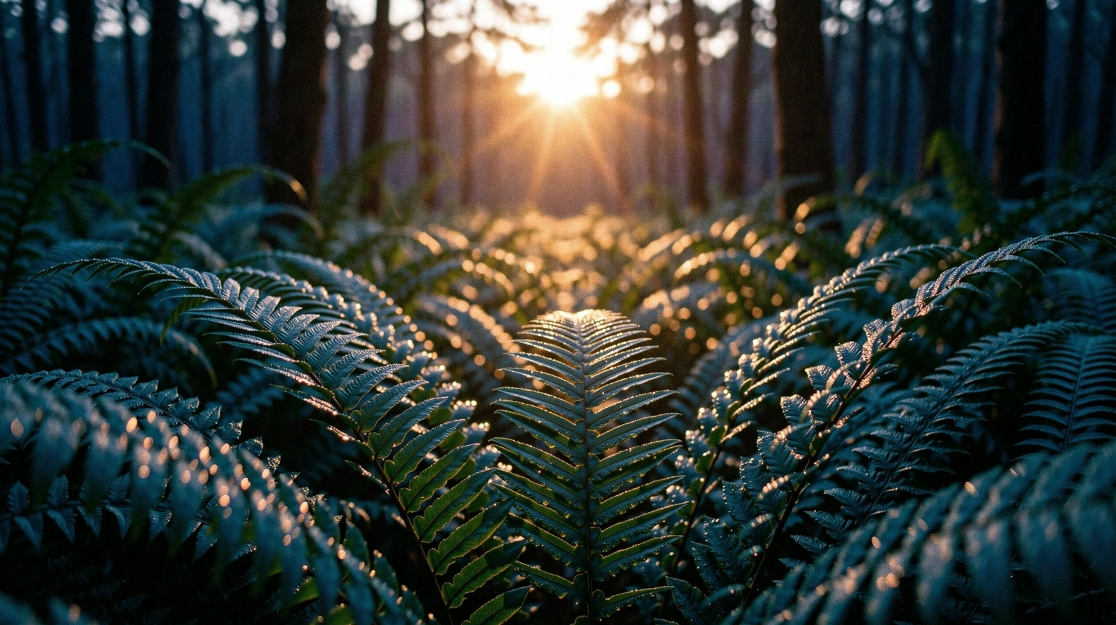 Indonesian dawn landscape